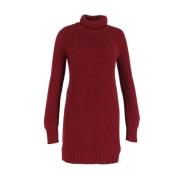 Pre-owned Wool dresses Celine Vintage , Red , Dames