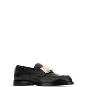 Klassieke Leren Loafer Schoenen Dolce & Gabbana , Black , Heren
