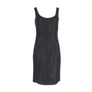 Pre-owned Polyester dresses Dolce & Gabbana Pre-owned , Black , Dames