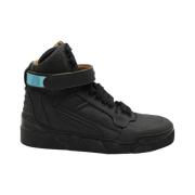 Pre-owned Leather sneakers Givenchy Pre-owned , Black , Heren
