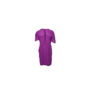 Pre-owned Silk dresses Stella McCartney Pre-owned , Purple , Dames
