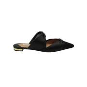 Pre-owned Leather mules Aquazzura Pre-owned , Black , Dames