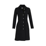 Pre-owned Wool outerwear Moschino Pre-Owned , Black , Dames