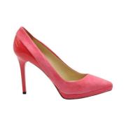 Pre-owned Suede heels Jimmy Choo Pre-owned , Pink , Dames