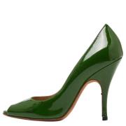 Pre-owned Leather heels Dolce & Gabbana Pre-owned , Green , Dames