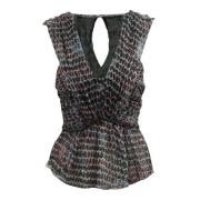Pre-owned Silk tops Isabel Marant Pre-owned , Multicolor , Dames