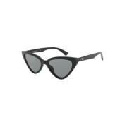 Zwarte Montuur Zonnebril Ea4136 Model Emporio Armani , Black , Unisex