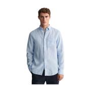 Casual Shirts Gant , Blue , Heren