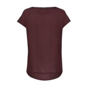 Korte Mouw Top Skita Soft Opus , Purple , Dames