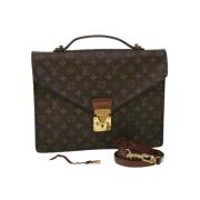 Pre-owned Canvas louis-vuitton-bags Louis Vuitton Vintage , Brown , Da...