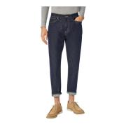 Baggy Blauw Ruwe Denim Jeans L.b.m. 1911 , Blue , Heren