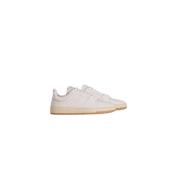 Witte geperforeerde sneaker met uitneembare zool Closed , White , Dame...