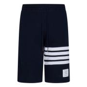 Blauwe Loopback Shorts Ss23 Thom Browne , Blue , Heren