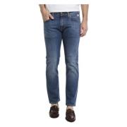 Denim Jeans met Medium Wassing en Licht Distressed Roy Roger's , Blue ...