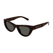 Cat-Eye Sunglasses SL 676 005 Saint Laurent , Brown , Dames