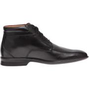 Premium Leren Heren Enkellaars Clarks , Black , Heren