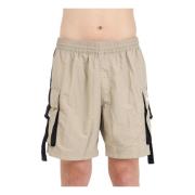 Cargo Beachwear Shorts met zijzakken Nike , Beige , Heren