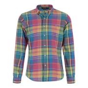 Geruite Katoenen Overhemd met Logo Polo Ralph Lauren , Multicolor , He...