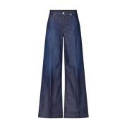 Flared Leg Wide Jeans Nadia Nine In The Morning , Blue , Dames
