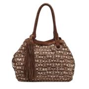 Pre-owned Canvas shoulder-bags Givenchy Pre-owned , Brown , Dames