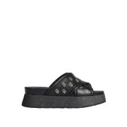 Zwarte Sandalen voor Vrouwen Liu Jo , Black , Dames