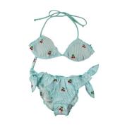 Gestreepte Driehoek Bikini Zee Kleding MC2 Saint Barth , Multicolor , ...