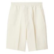 Stijlvolle Shorts voor Zomer Burberry , White , Heren