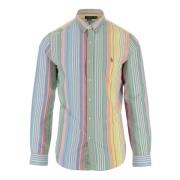 Gestreept Katoenen Overhemd Met Button-Down Kraag Polo Ralph Lauren , ...