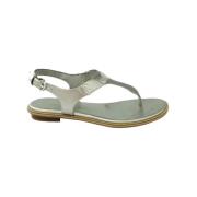 Pre-owned Leather sandals Michael Kors Pre-owned , Gray , Dames