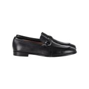 Pre-owned Leather flats Salvatore Ferragamo Pre-owned , Black , Heren