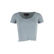 Pre-owned Cotton tops Mulberry Pre-owned , Gray , Dames