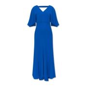 Vhals jurk Victoria Beckham , Blue , Dames