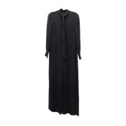 Pre-owned Polyester dresses Ralph Lauren Pre-owned , Black , Dames