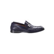 Pre-owned Leather flats Salvatore Ferragamo Pre-owned , Blue , Heren