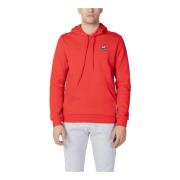 Rode Effen Hoodie le coq sportif , Red , Heren