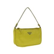 Pre-owned Nylon prada-bags Prada Vintage , Yellow , Dames