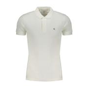 Klassieke Katoenen Poloshirt Calvin Klein , White , Heren