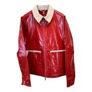Pre-owned Cotton outerwear Valentino Vintage , Red , Heren