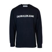 Mannen Hoodless Sweatshirt Herfst/Winter Collectie Calvin Klein Jeans ...