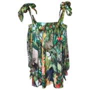 Pre-owned Cotton dresses Dolce & Gabbana Pre-owned , Green , Dames