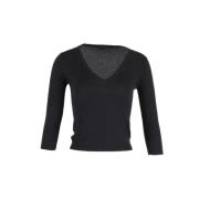 Pre-owned Cotton tops Mulberry Pre-owned , Black , Dames