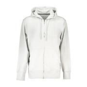 Grijze Hoodie met Logo Print Calvin Klein , Gray , Heren