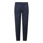 Slim Fit Chino Style Denim Jeans Re-Hash , Blue , Heren
