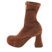Pre-owned Fabric boots Stella McCartney Pre-owned , Brown , Dames