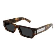 Smalle Rechthoekige Zonnebril SL 660 Saint Laurent , Brown , Heren