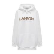 Witte Katoenen Sweatshirt met Capuchon Lanvin , White , Dames