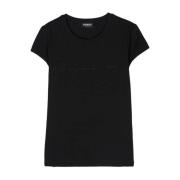 Stijlvol Zwart T-Shirt Dondup , Black , Dames