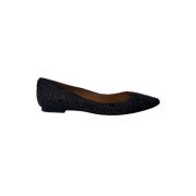 Pre-owned Leather flats Coach Pre-owned , Black , Dames