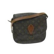 Pre-owned Canvas louis-vuitton-bags Louis Vuitton Vintage , Brown , Da...