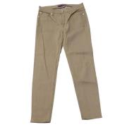 Pre-owned Cotton jeans Ralph Lauren Pre-owned , Beige , Dames